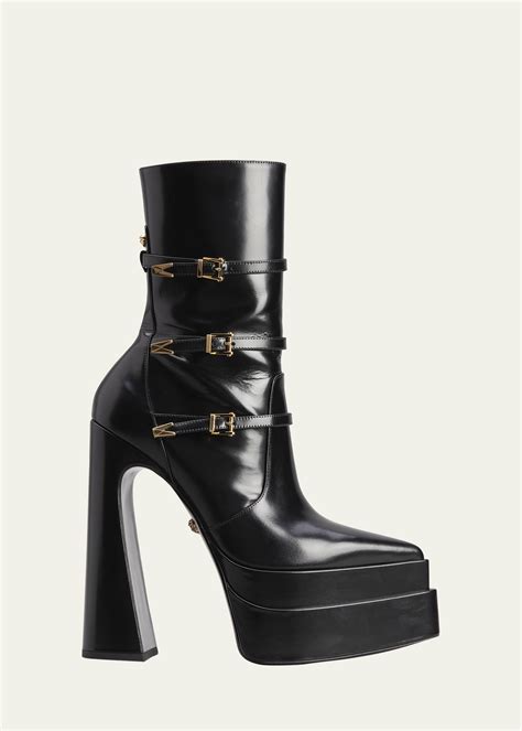 medusa versace transparent|Versace Medusa boots.